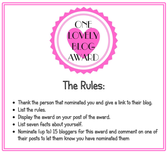 one-lovely-blog-award-rules